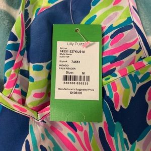 Lilly Pulitzer Tops - Lilly Pulitzer Palm reader dusk tank Lilly Pulitzer Tops - Lilly Pulitzer Palm reader dusk tank